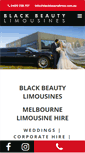 Mobile Screenshot of blackbeautylimos.com.au